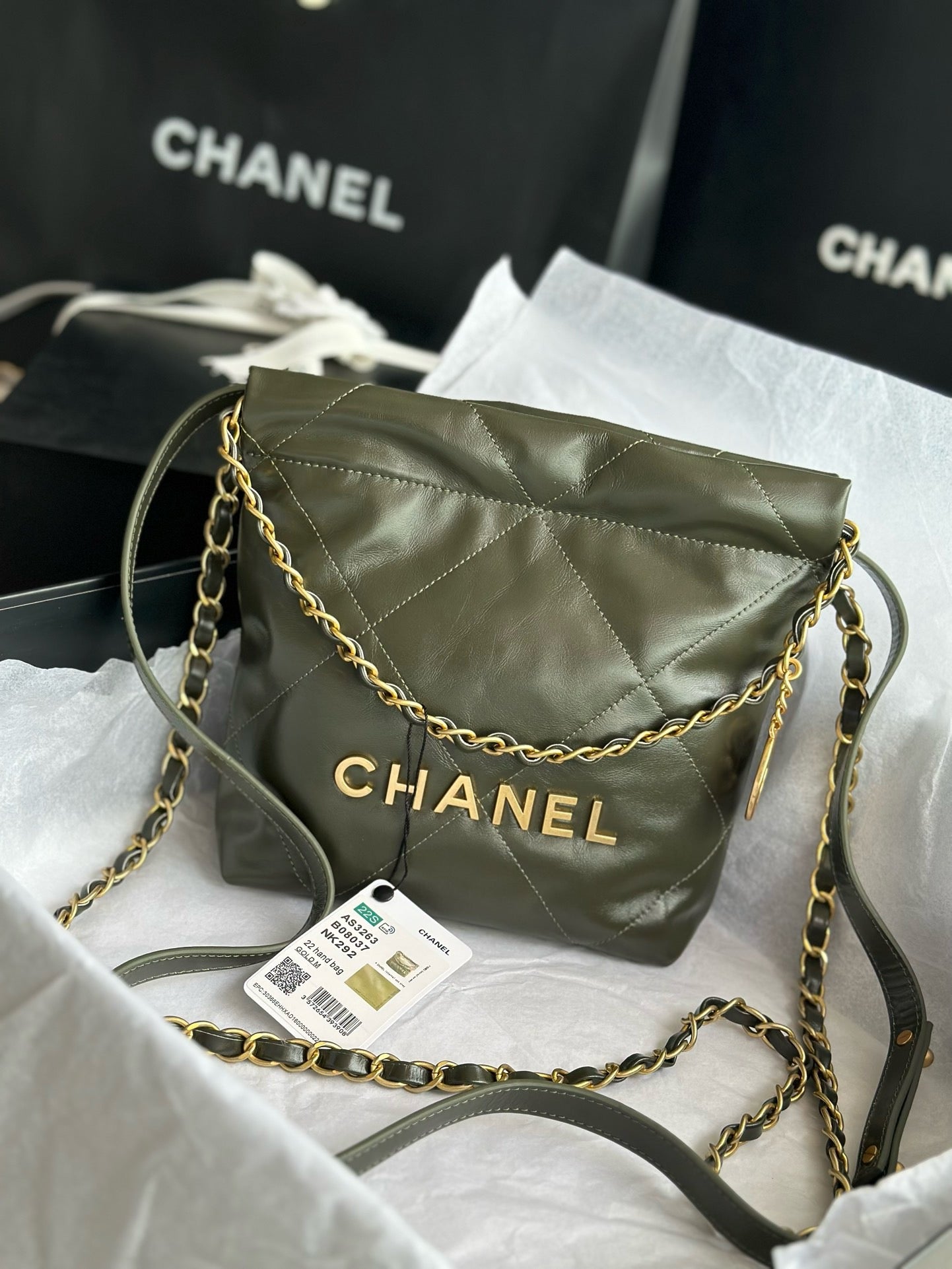 Chanel 22 Mini Platinum