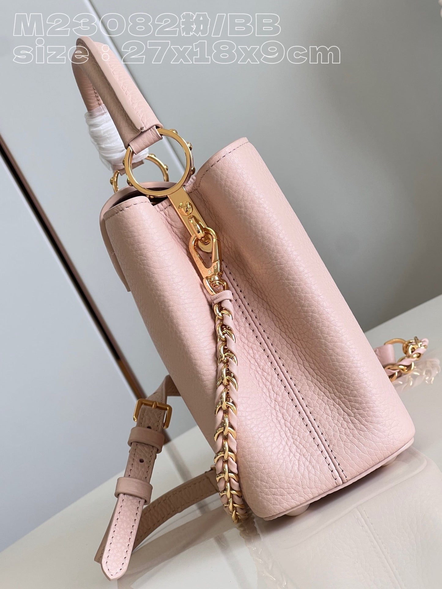 Louis Vuitton Capucines BB Baby Pink High Grade