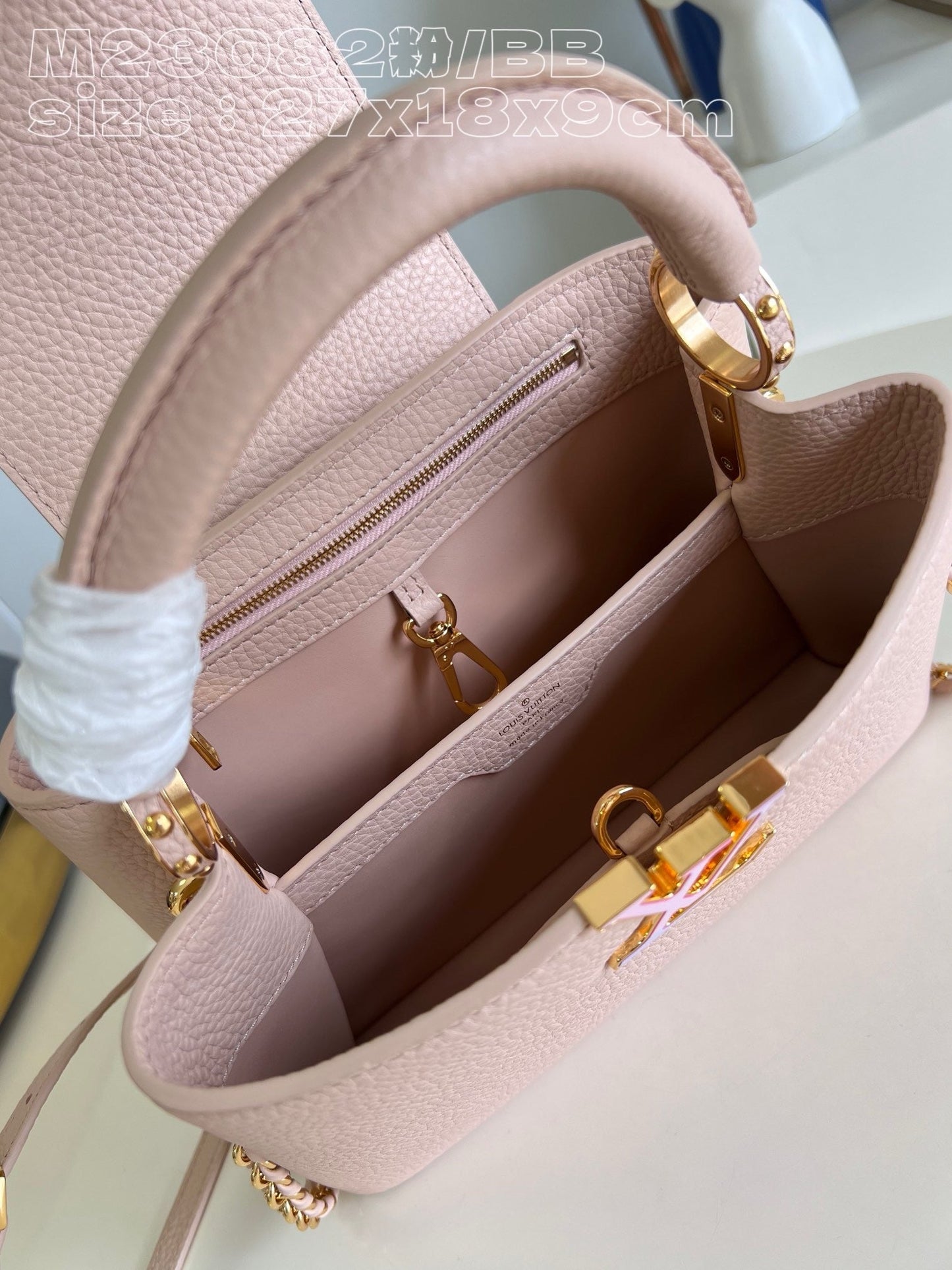 Louis Vuitton Capucines BB Baby Pink High Grade