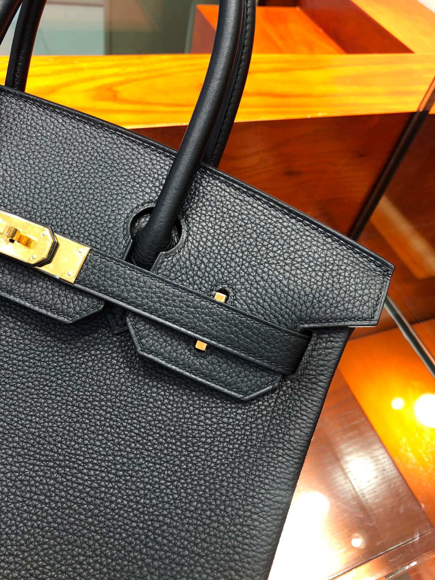 Hermes Birkin Togo Black Gold Hardware