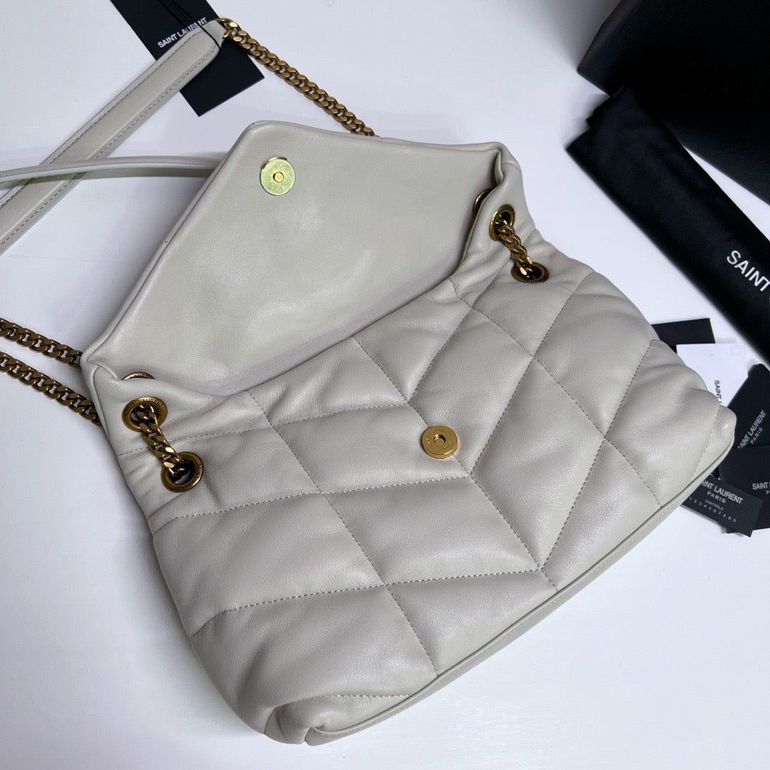 YSL LouLou Puffer Lamb Skin High Grade