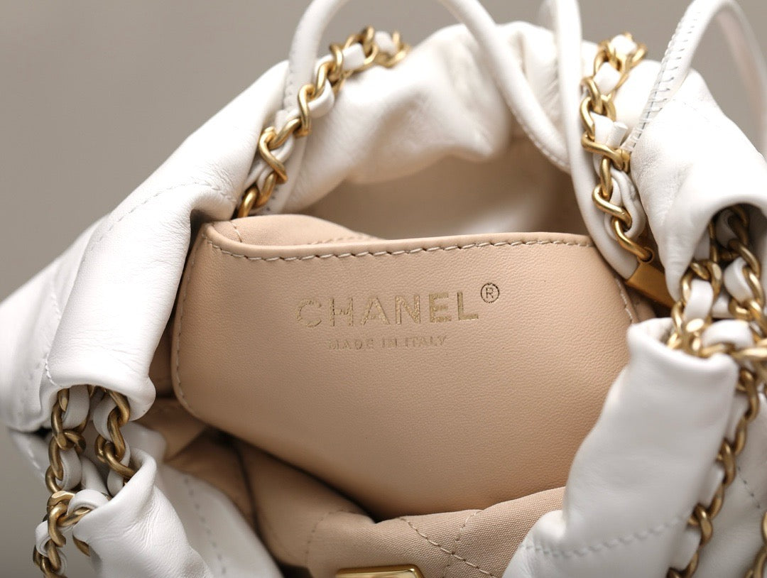 Chanel 22 Mini White Platinum