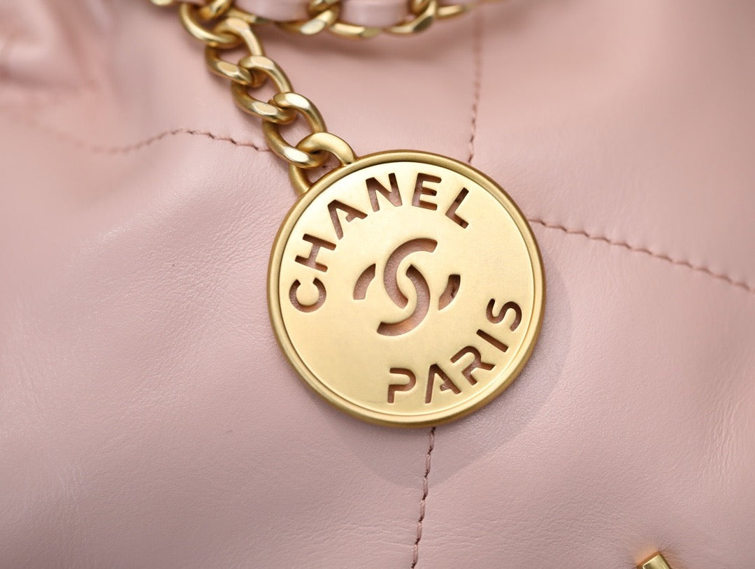 Chanel 22 Mini Handbag Pink Platinum