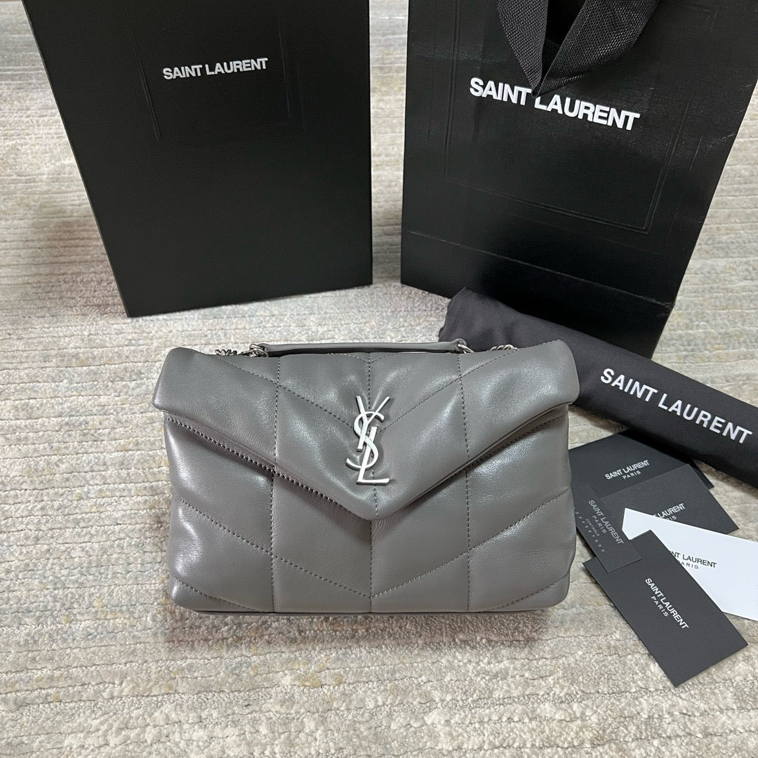 YSL LouLou Puffer Lamb Skin High Grade