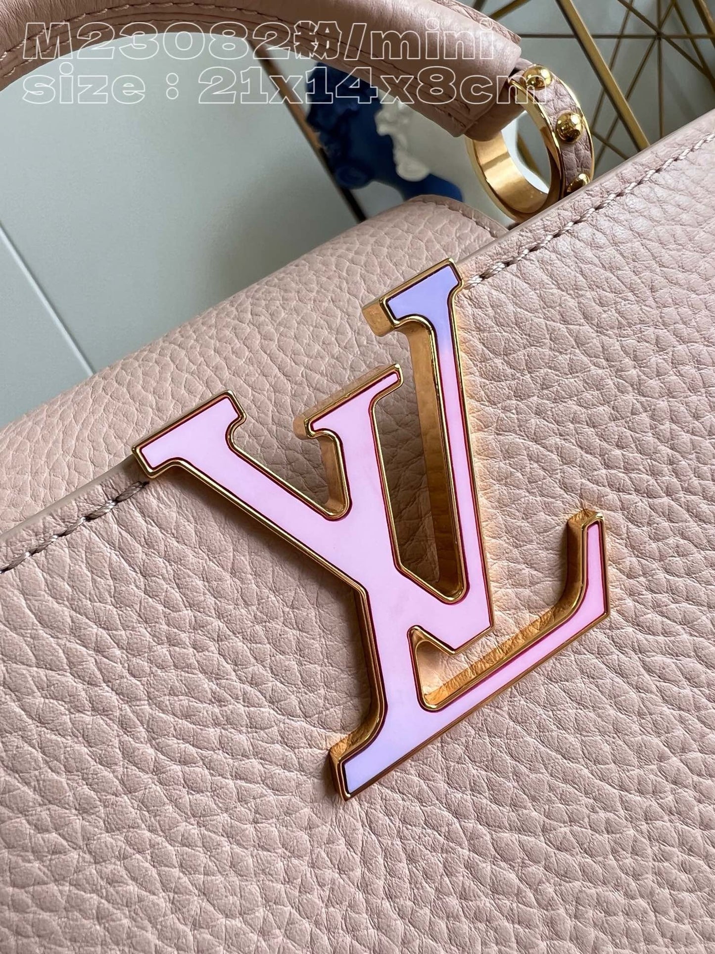 Louis Vuitton Capucines Mini Baby Pink High Grade