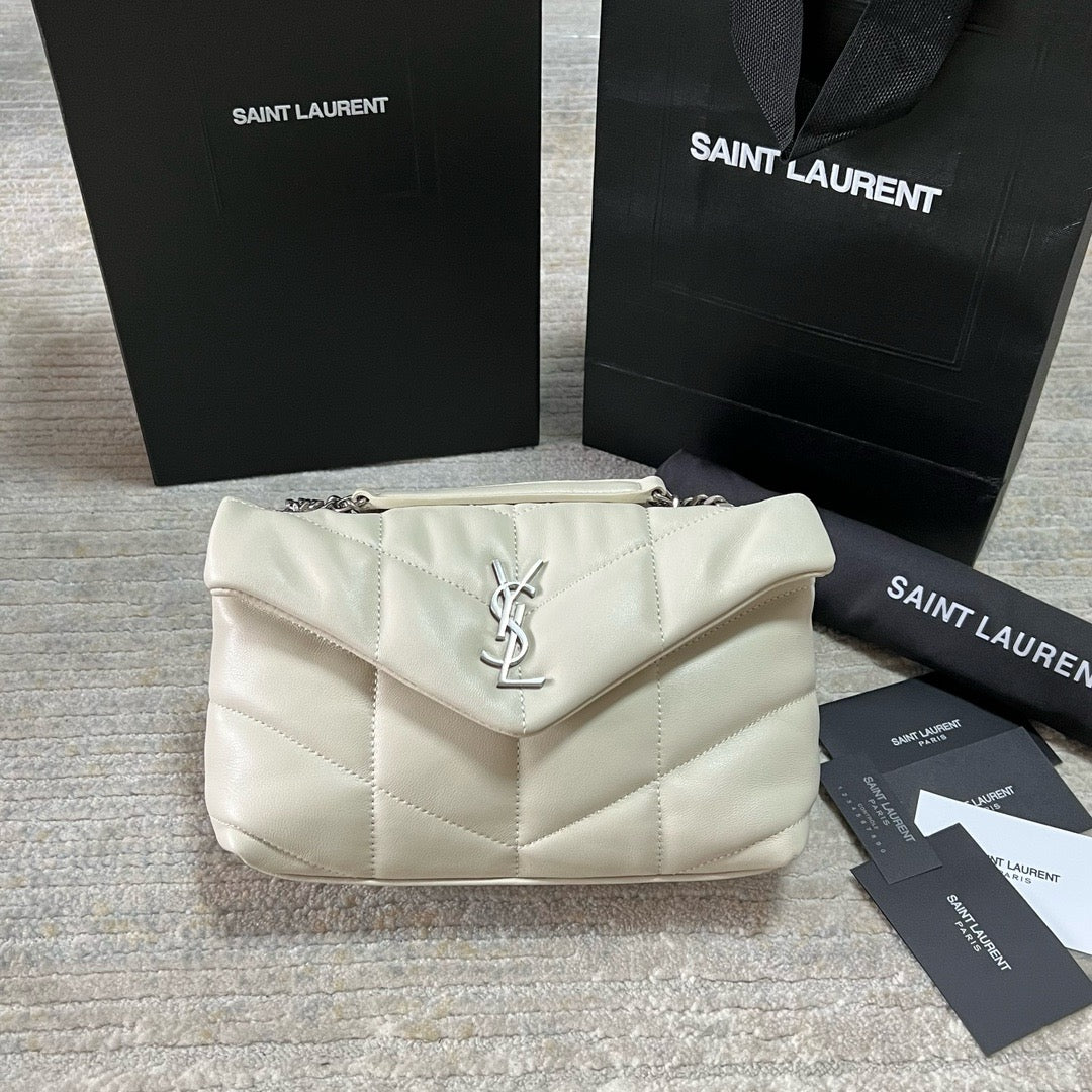 YSL LouLou Puffer Lamb Skin High Grade