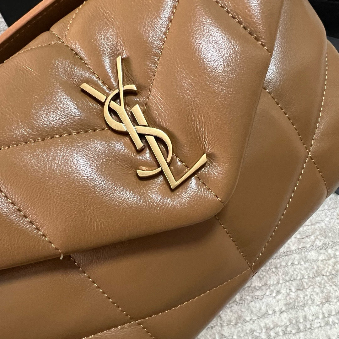 YSL LouLou Puffer Lamb Skin High Grade