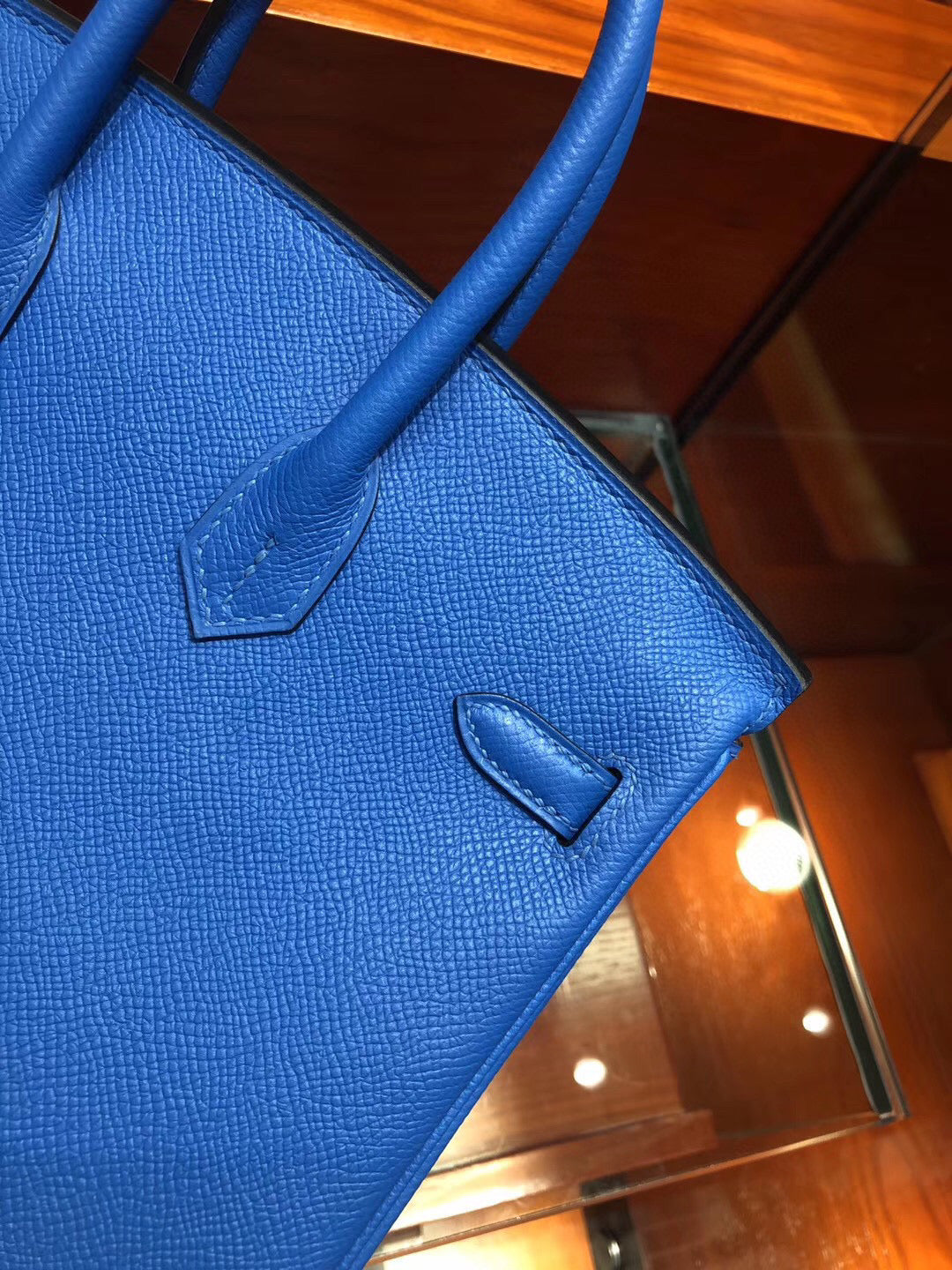 Hermes Birkin 25cm Epsom Blue