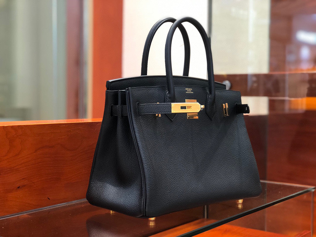 Hermes Birkin Togo Black Gold Hardware