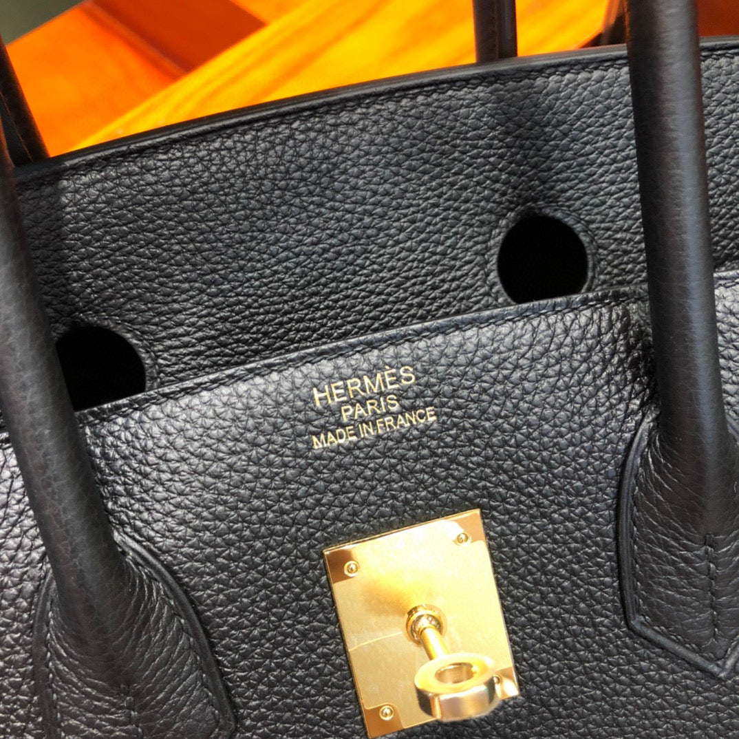 Hermes Birkin Togo Black Gold Hardware