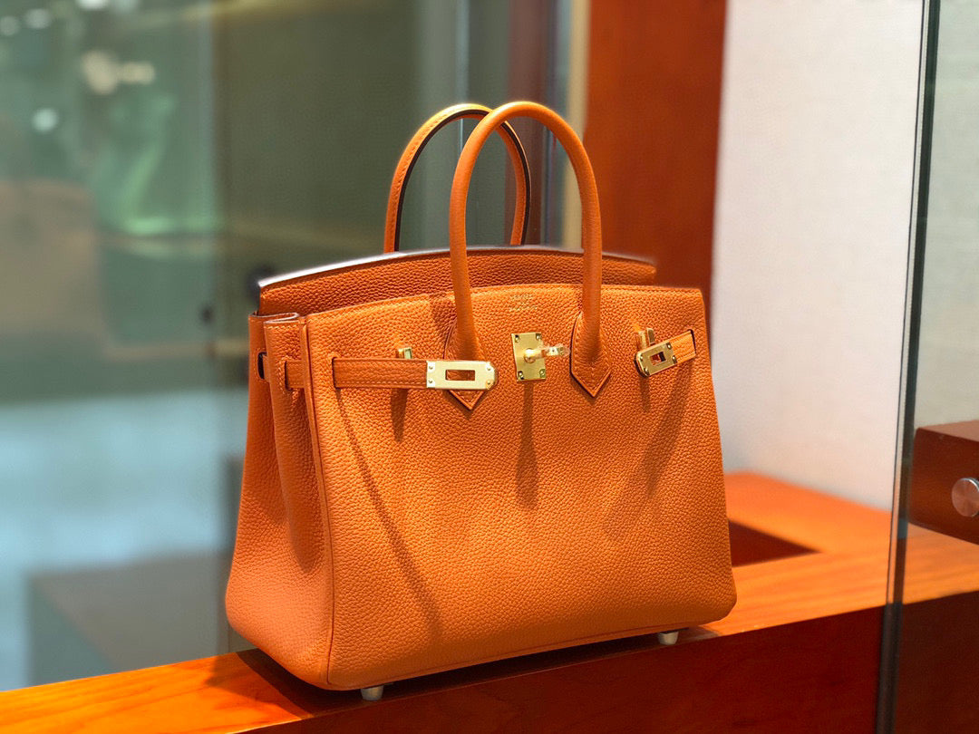 Hermes Birkin 25 Togo Orange