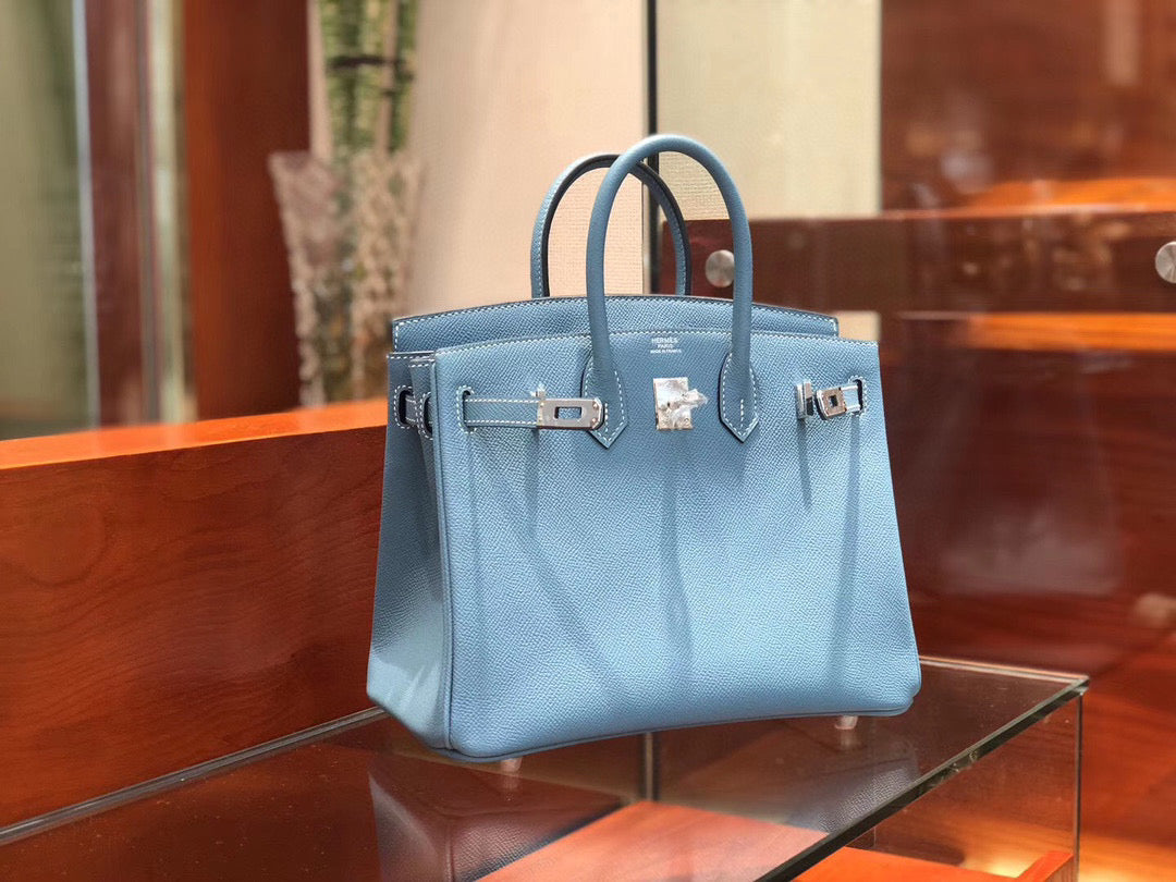 Hermes Birkin 25cm Epsom Sky Blue