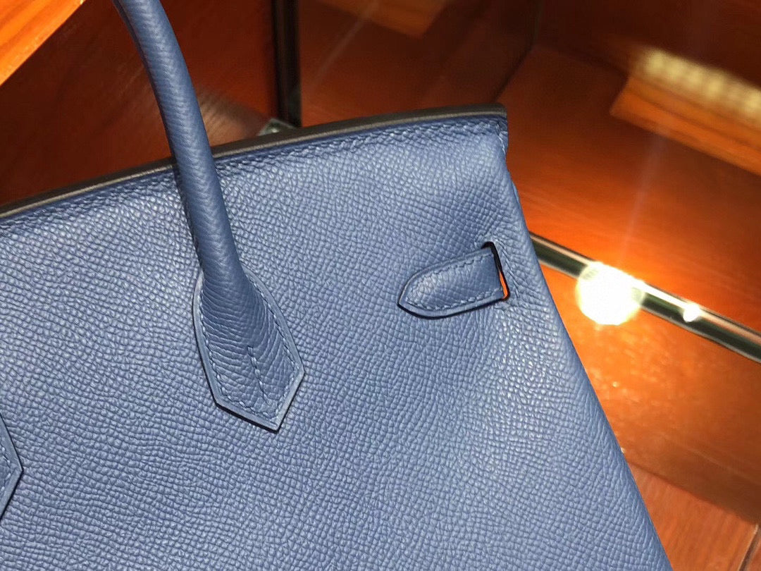 Hermes Birkin 25cm Epsom Blue