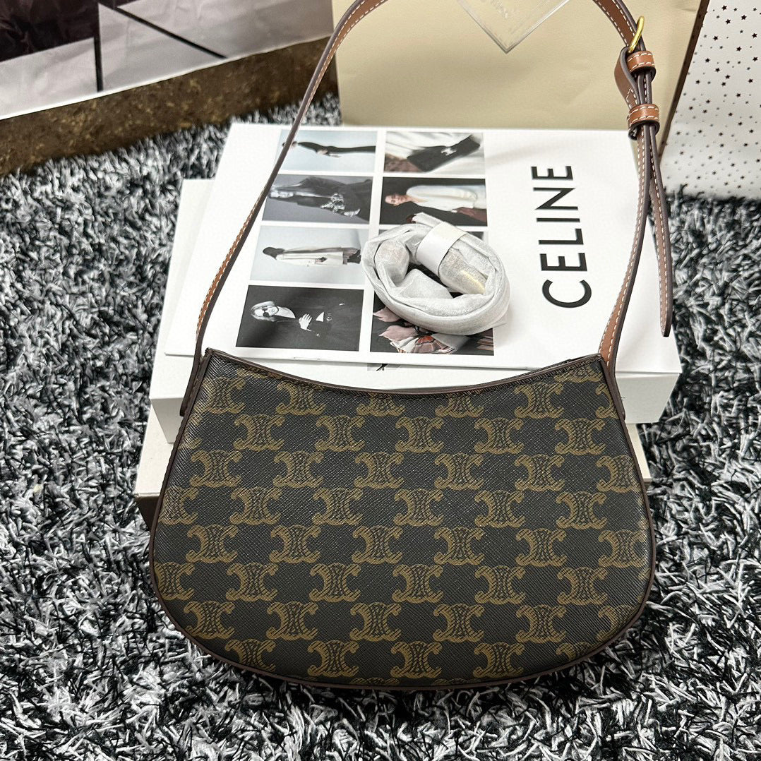 Celine Tilly Bag Genuine Leather Medium - Canvas Low Grade