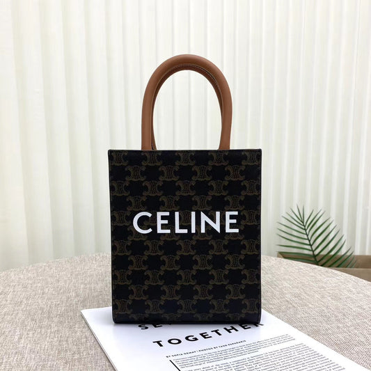 Celine Tote Bag in Triomphe Canvas Grade 4