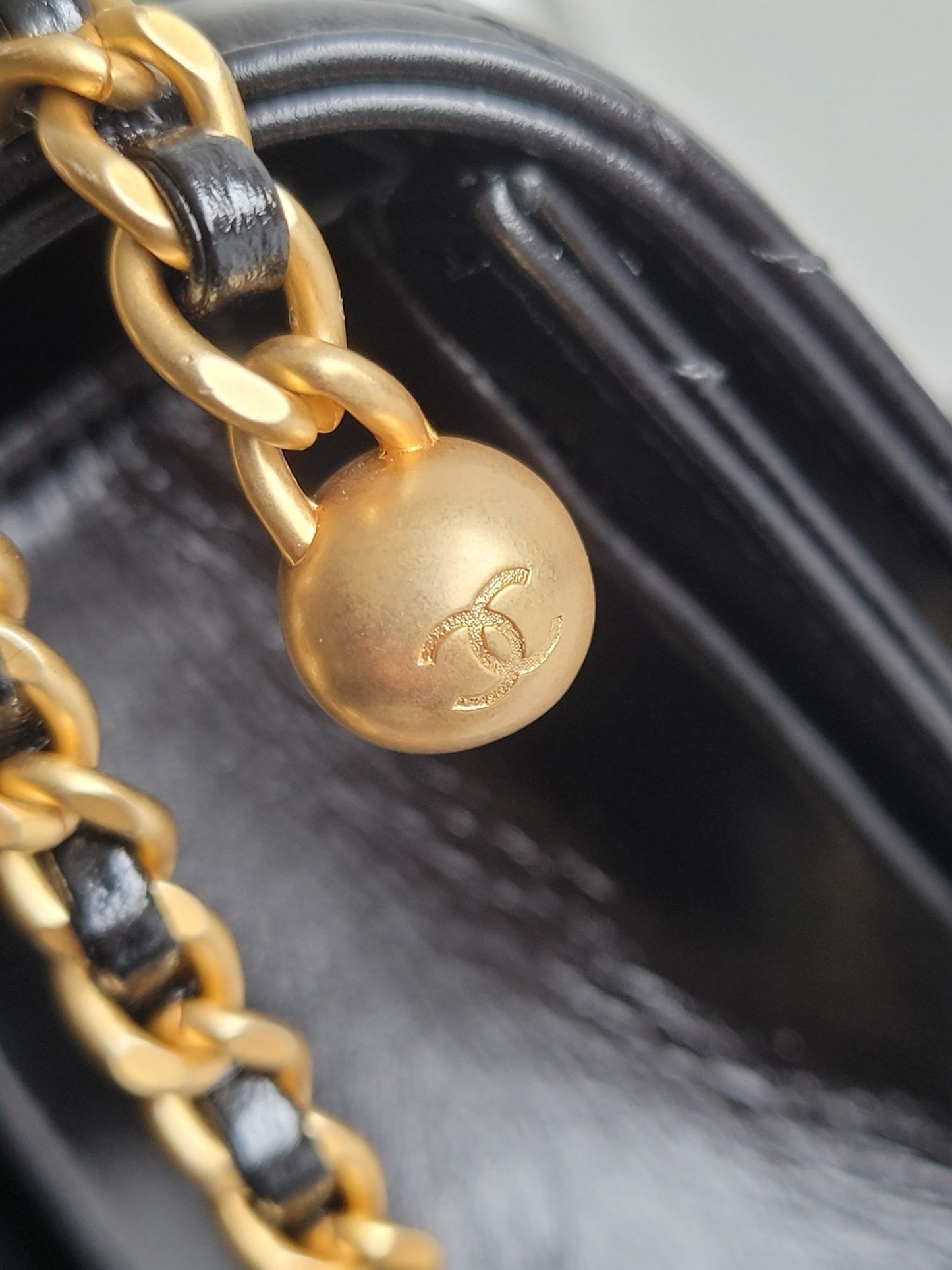 Chanel Calf Skin Chain High Grade