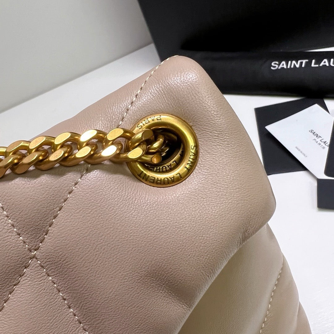 YSL LouLou Puffer Lamb Skin High Grade