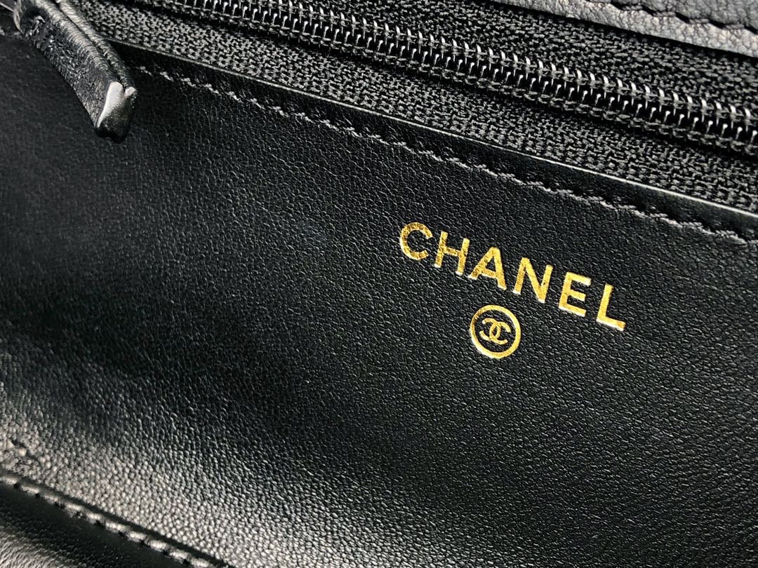 Chanel Wallet on Chain Lamb Skin Mid Grade