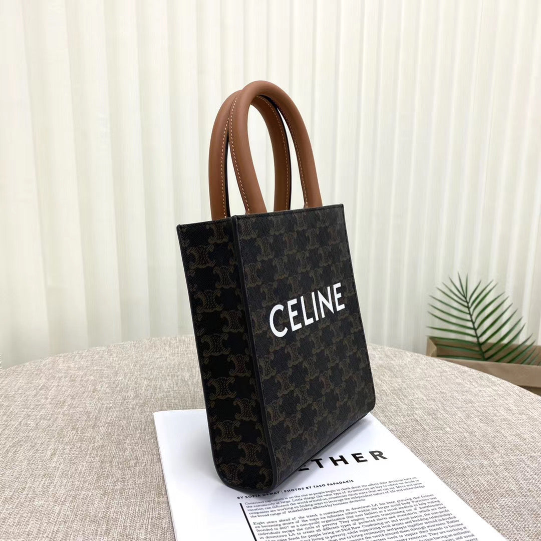 Celine Tote Bag in Triomphe Canvas Grade 4