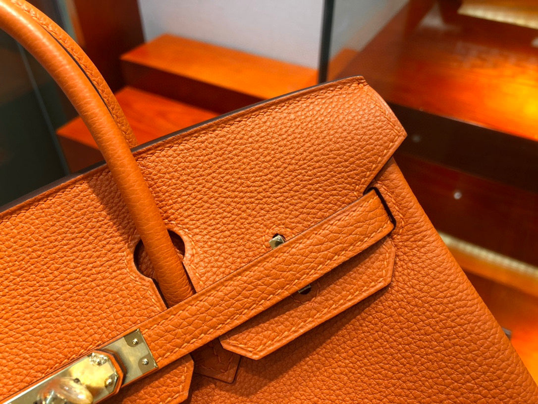 Hermes Birkin 25 Togo Orange