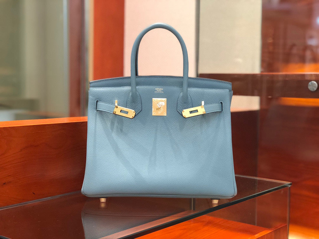 Hermes Birkin 30 Togo Sky Blue