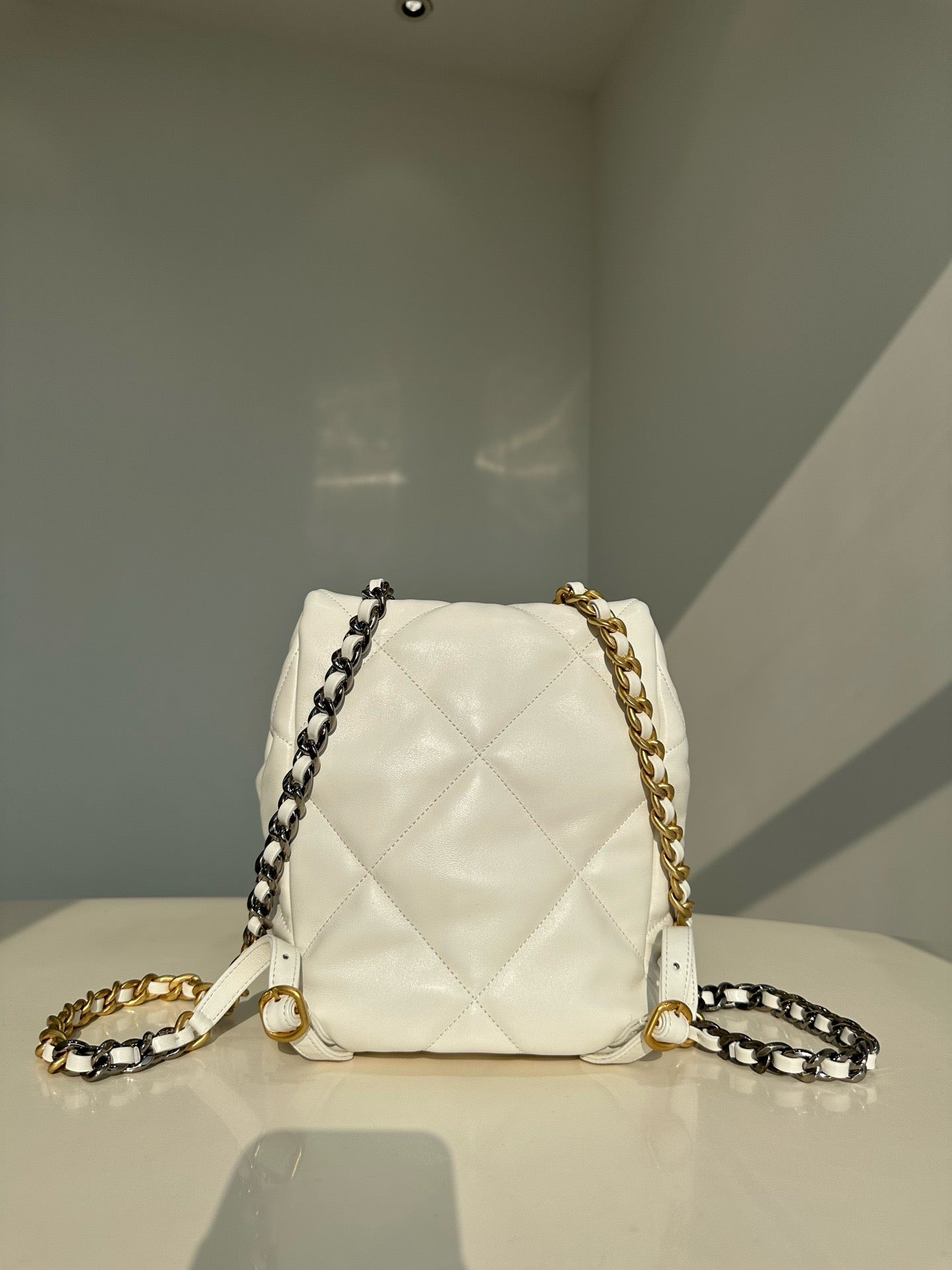 Chanel 19 Backpack Lamb Skin High Grade