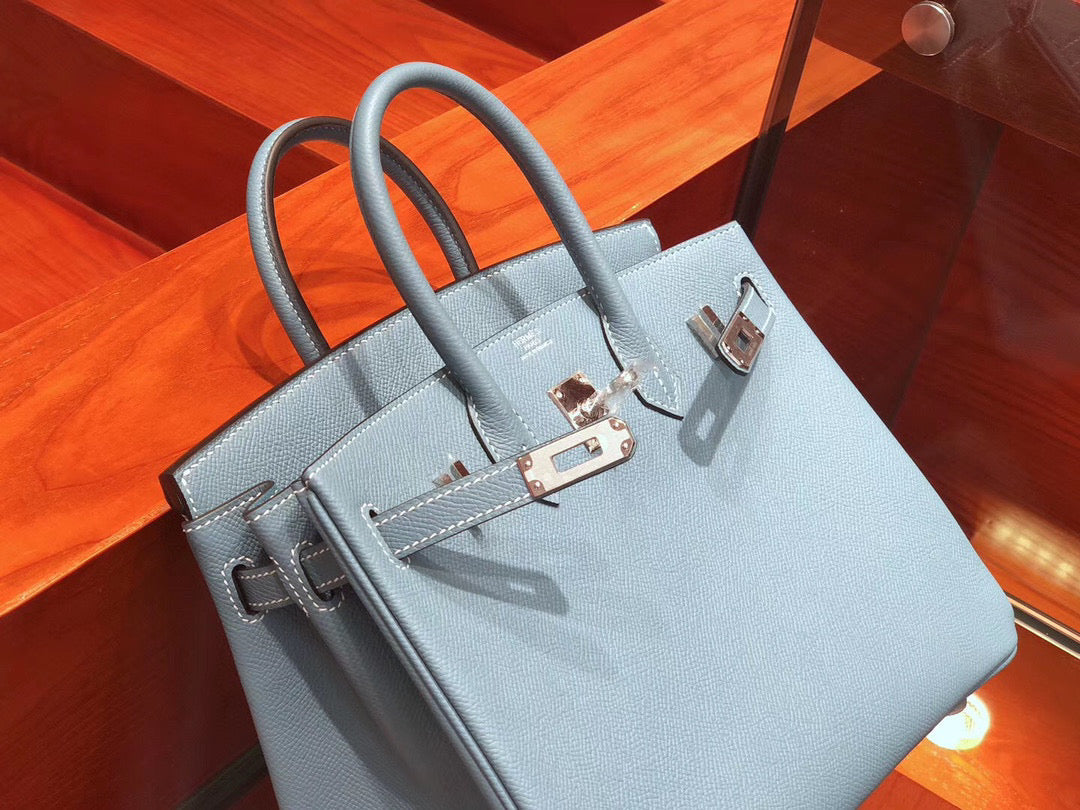 Hermes Birkin 25cm Epsom Sky Blue