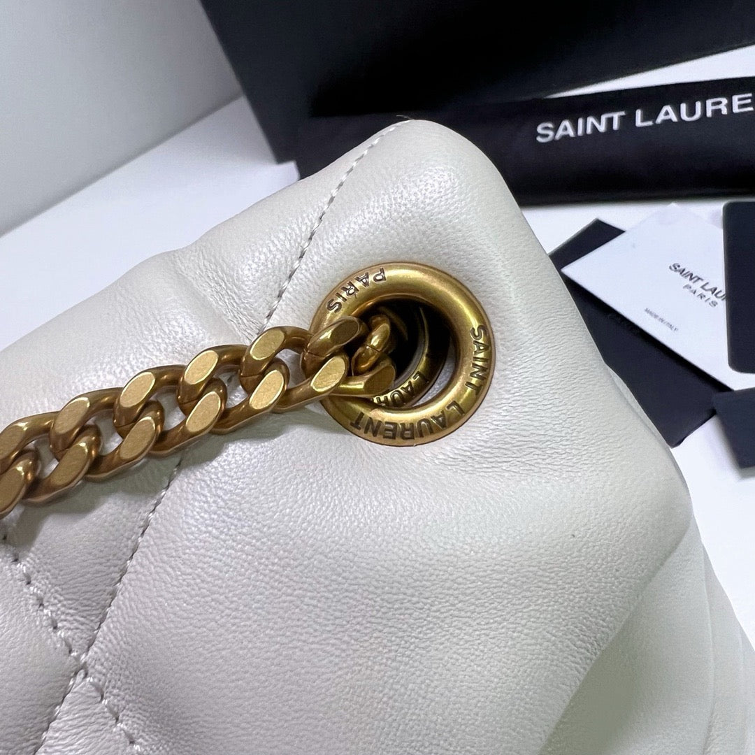 YSL LouLou Puffer Lamb Skin High Grade