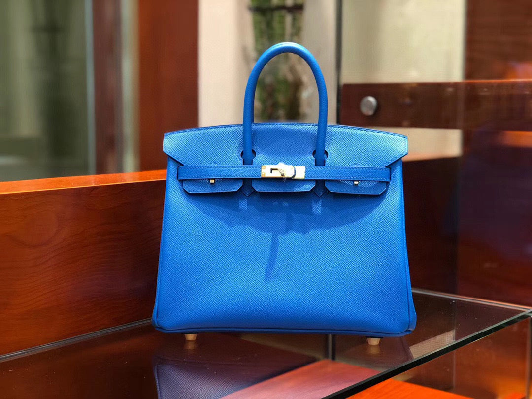 Hermes Birkin 25cm Epsom Blue