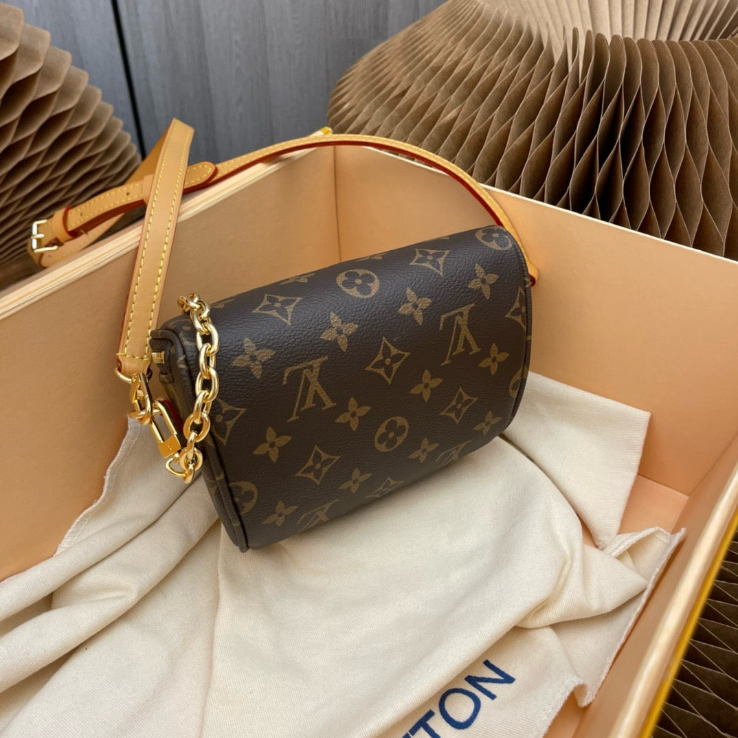 Louis Vuitton Mini Bum Bag Monogram Canvas Platinum