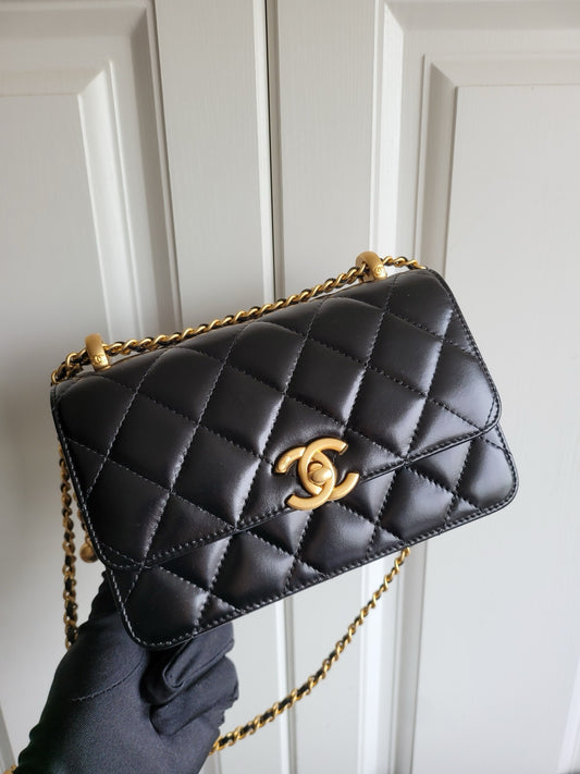 Chanel Calf Skin Chain High Grade