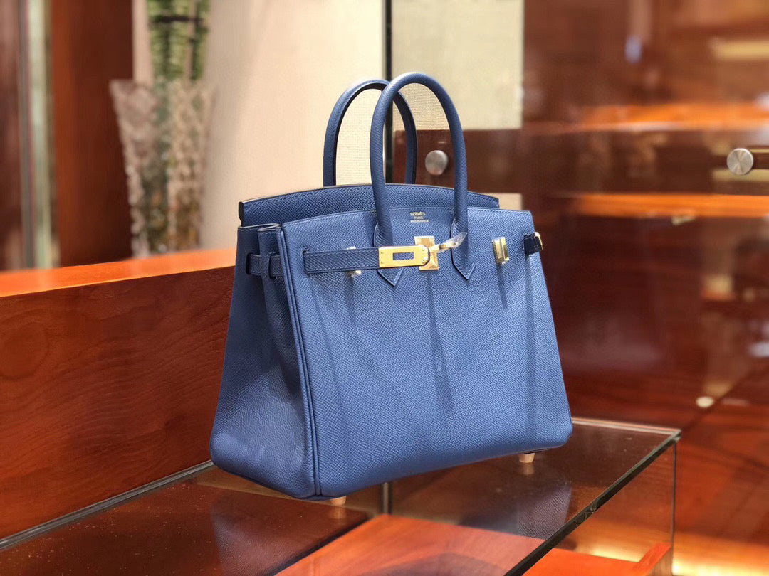 Hermes Birkin 25cm Epsom Blue