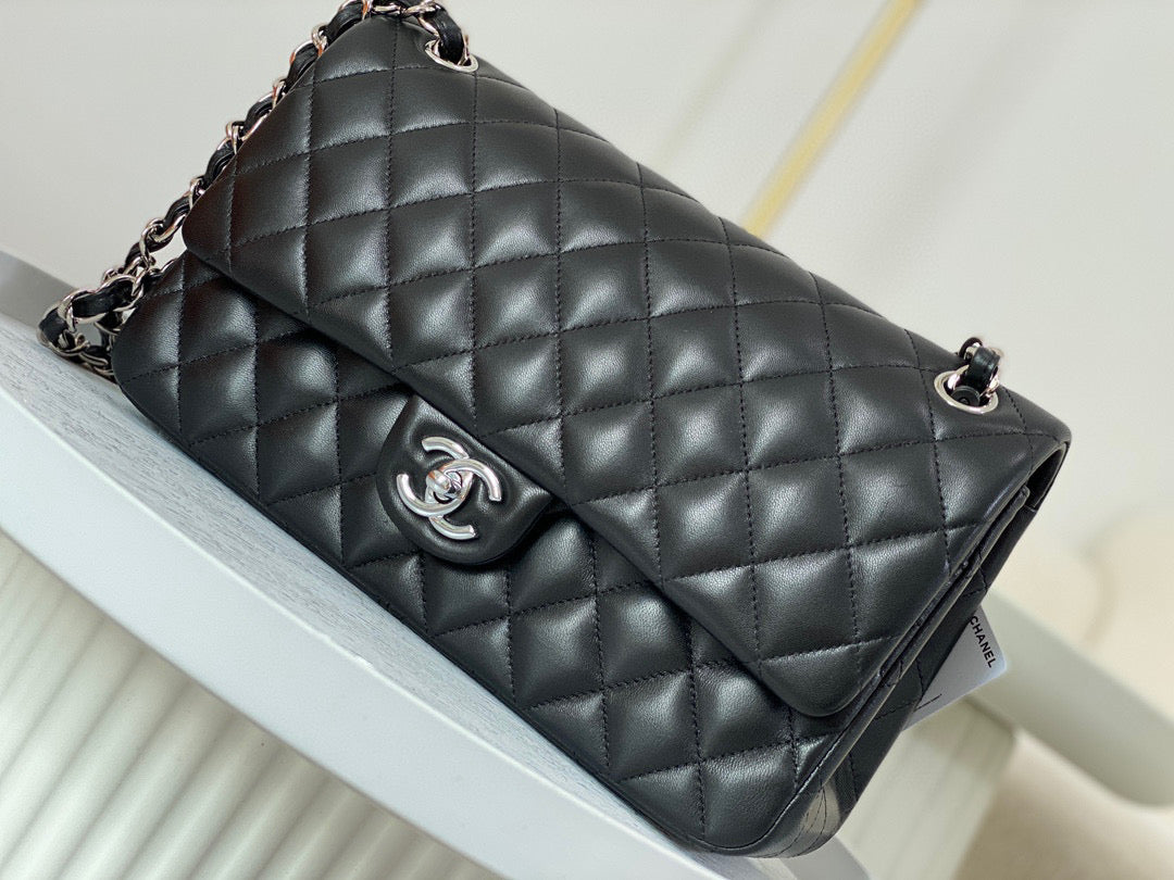 Chanel Classic Handbag Lamb Skin 28cm - High Grade