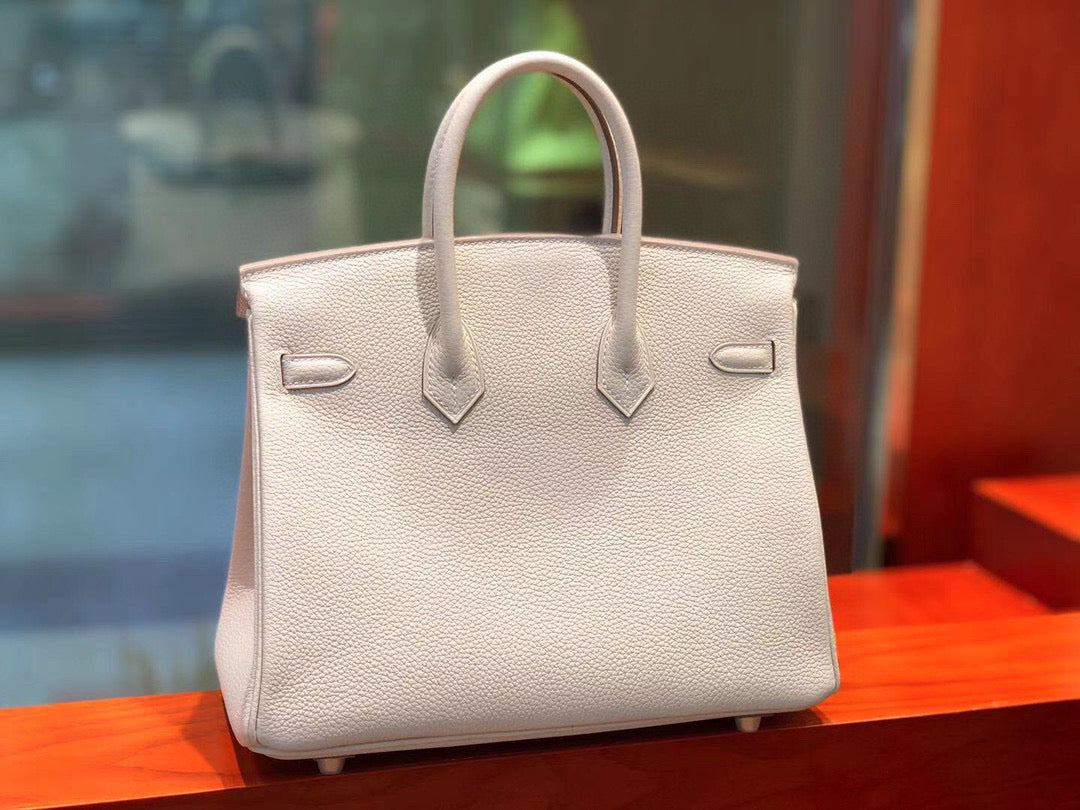 Hermes Birkin 25 White Cream Togo