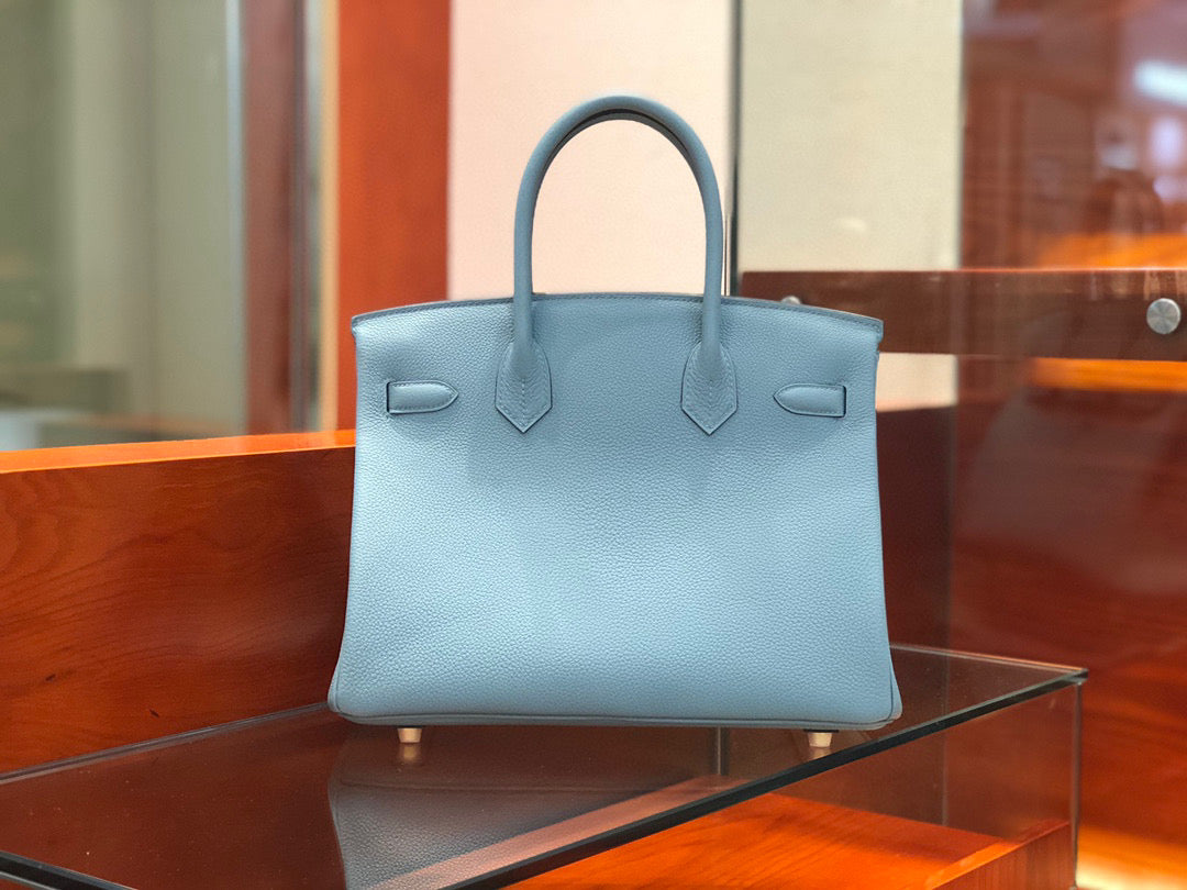 Hermes Birkin 30 Togo Sky Blue