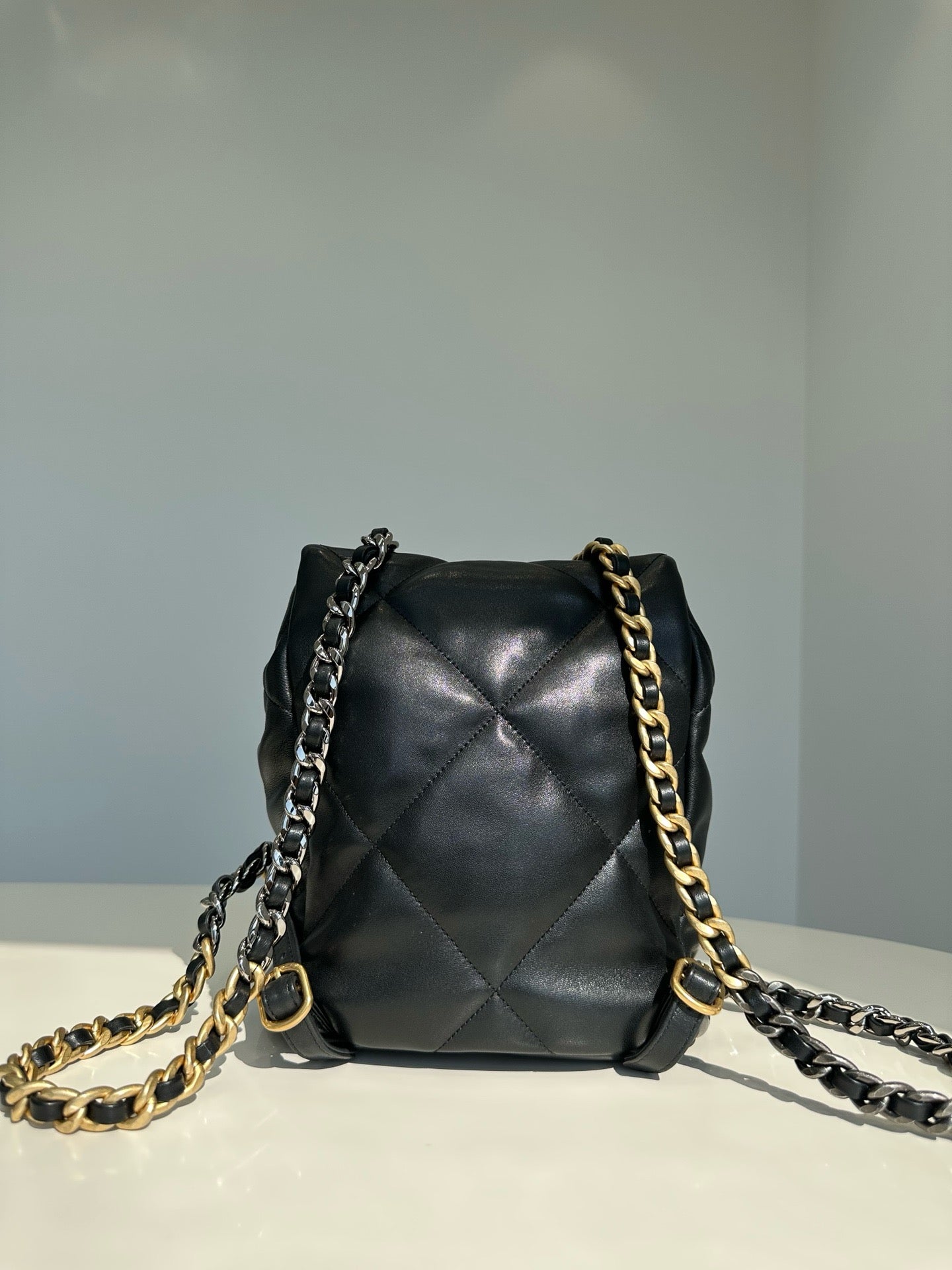 Chanel 19 Backpack Lamb Skin High Grade