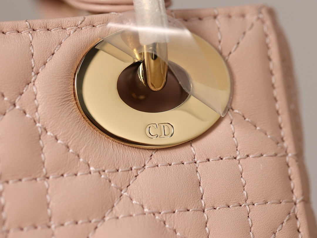 Mini Lady Dior Bag Powder Pink Platinum Grade