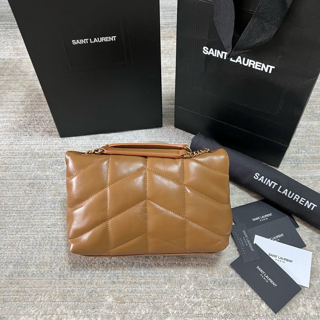 YSL LouLou Puffer Lamb Skin High Grade