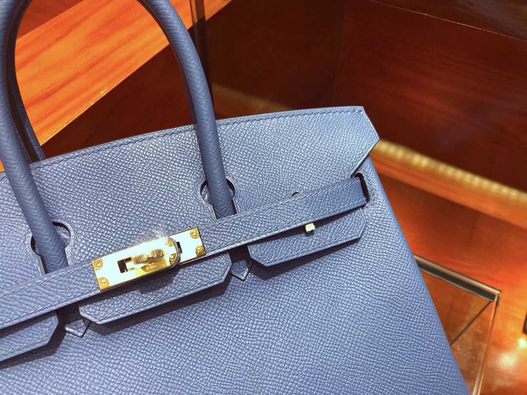 Hermes Birkin 25cm Epsom Blue