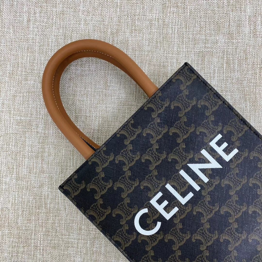 Celine Tote Bag in Triomphe Canvas Grade 4