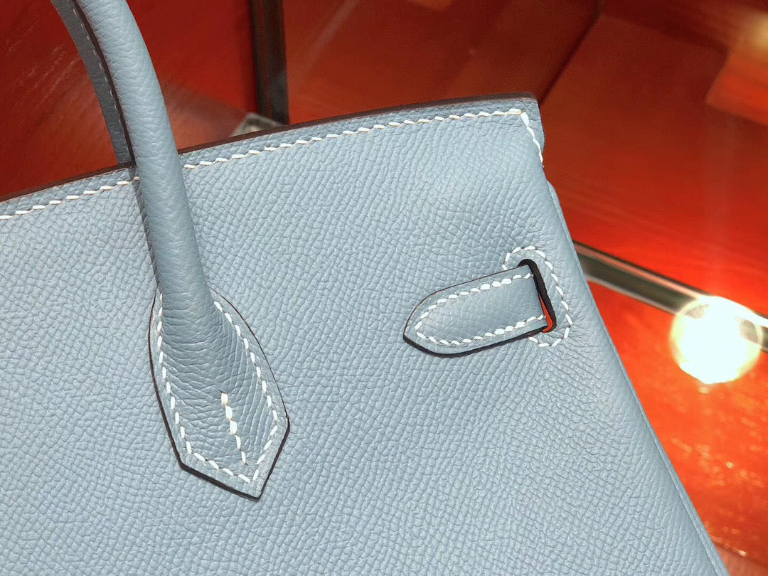 Hermes Birkin 25cm Epsom Sky Blue