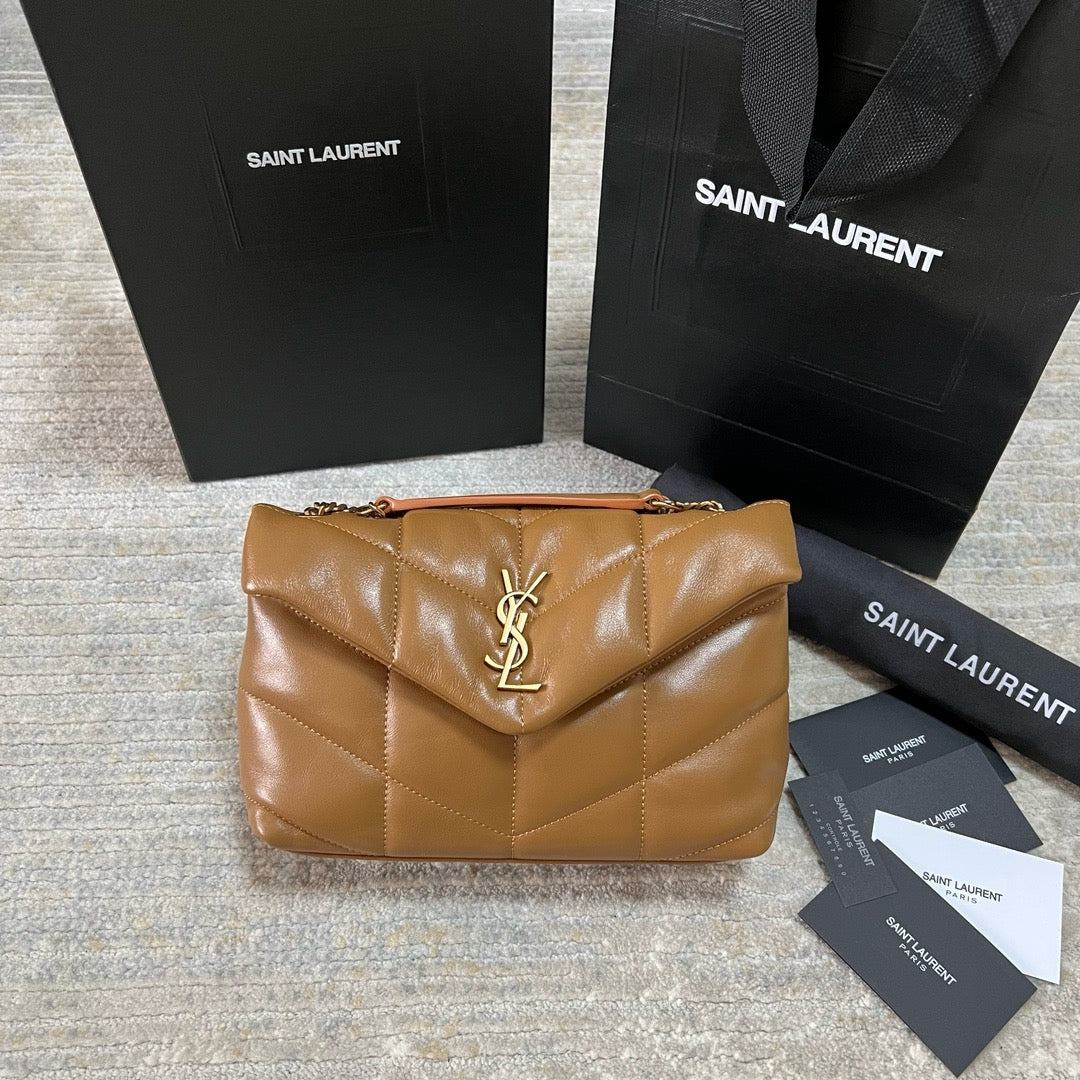 YSL LouLou Puffer Lamb Skin High Grade