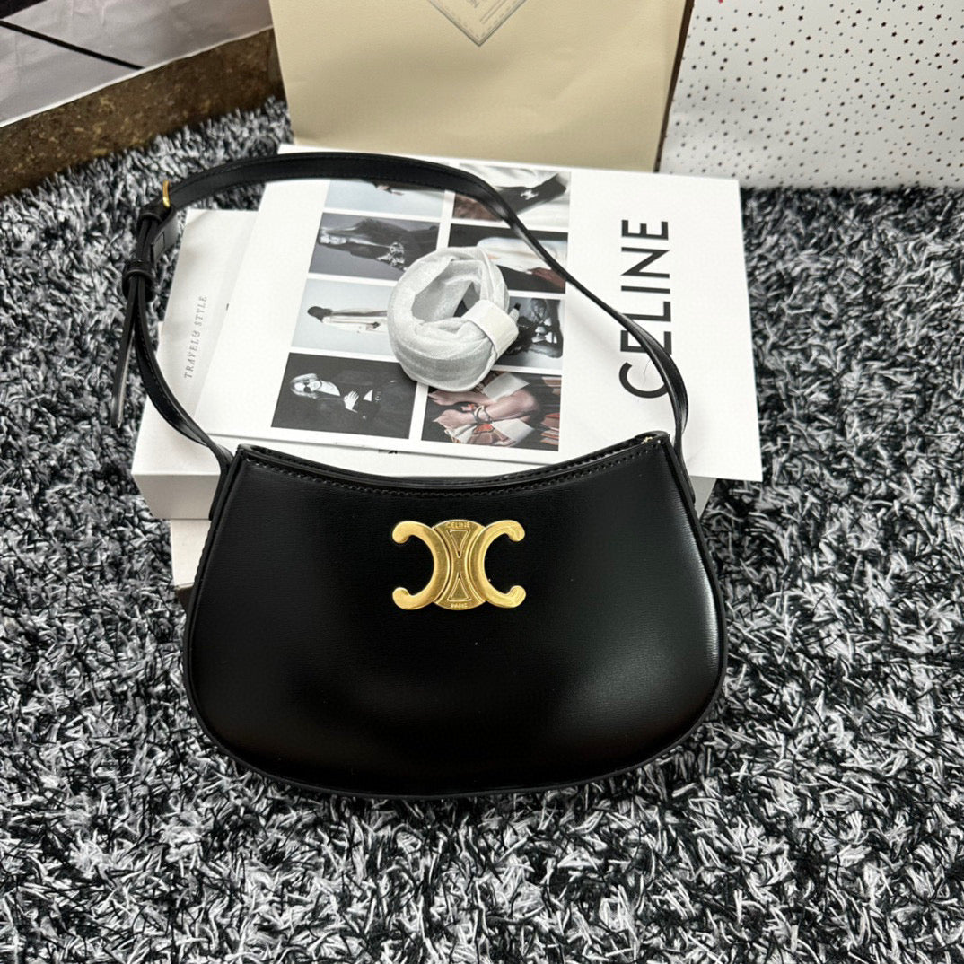 Celine Tilly Bag Genuine Leather Medium Low Grade