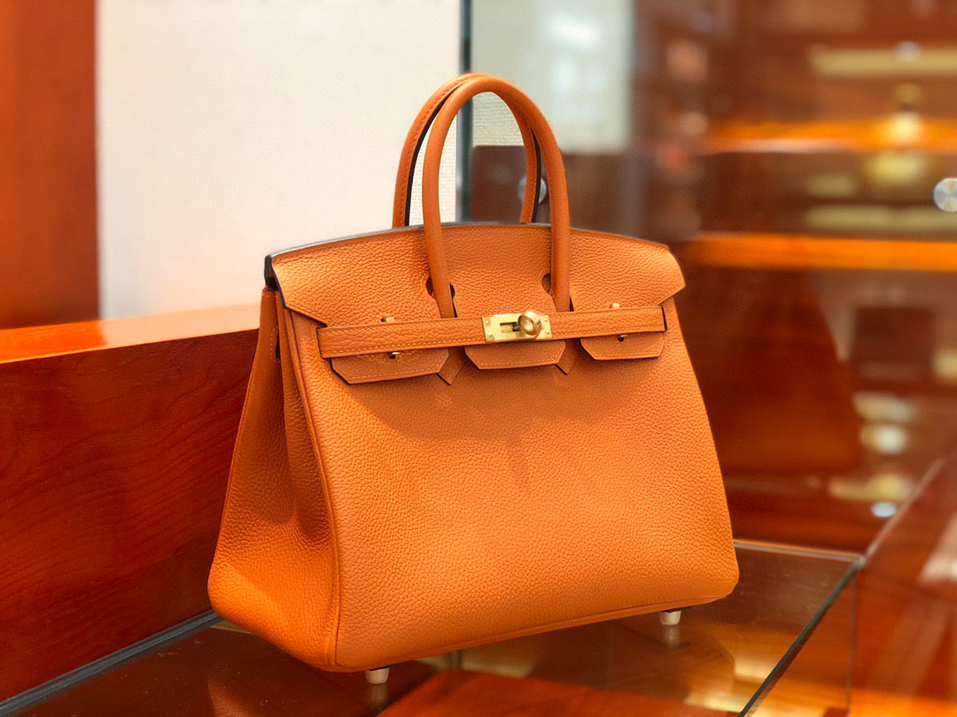 Hermes Birkin 25 Togo Orange