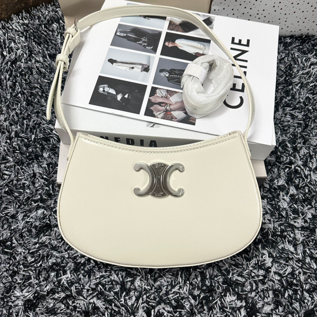 Celine Tilly Bag Genuine Leather Medium Low Grade