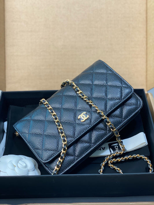 Chanel Wallet On Chain Calf Skin High Grade