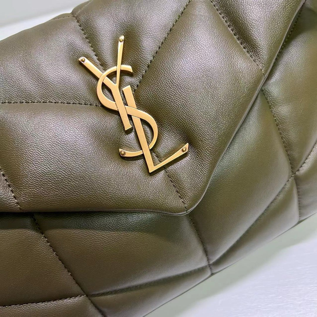 YSL LouLou Puffer Lamb Skin High Grade