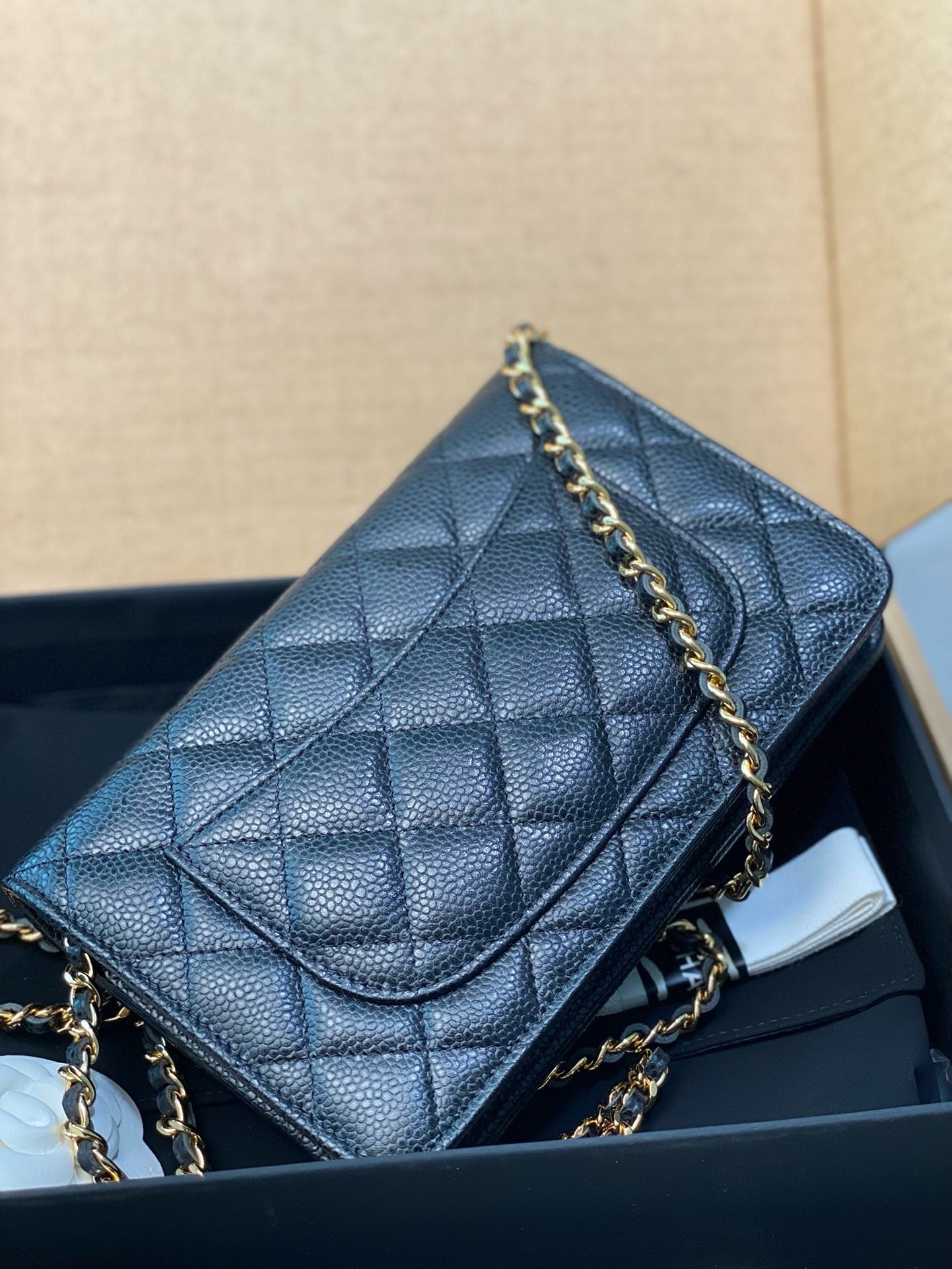 Chanel Wallet On Chain Calf Skin High Grade