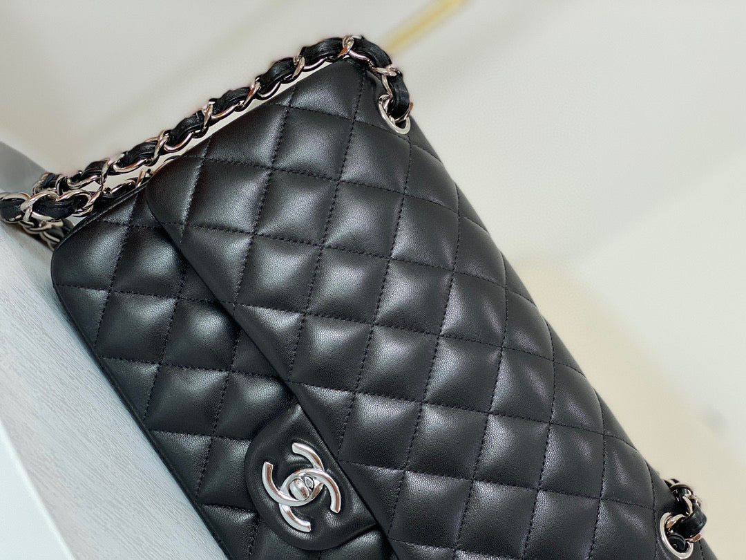 Chanel Classic Handbag Lamb Skin 28cm - High Grade