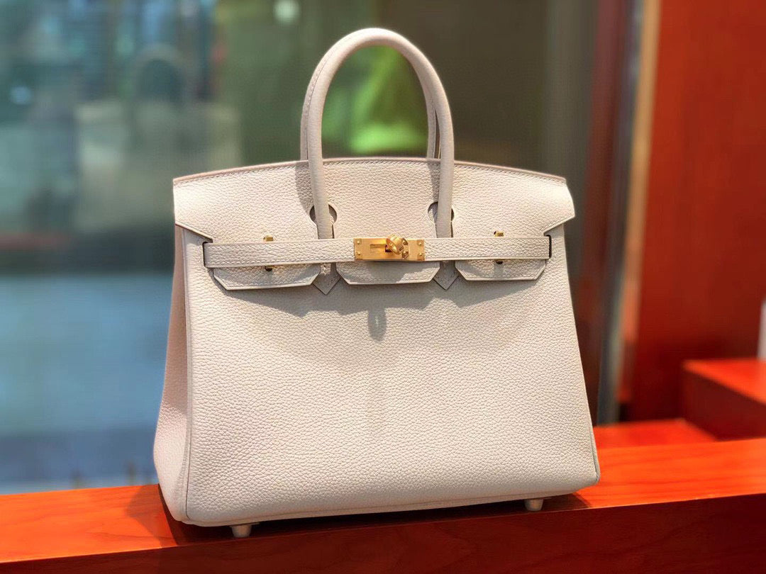 Hermes Birkin 25 White Cream Togo